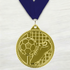 Medalla de Metal de Fútbol de 2" con cinta MDL510